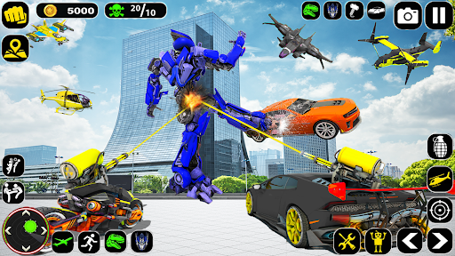 Robot Car Transformation Games Screen 3