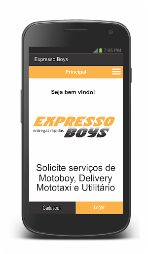 Expresso Boys - Cliente Screen 2