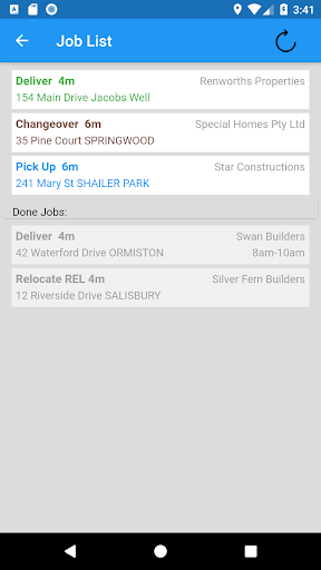 Android application BinManager Drivers App screenshort