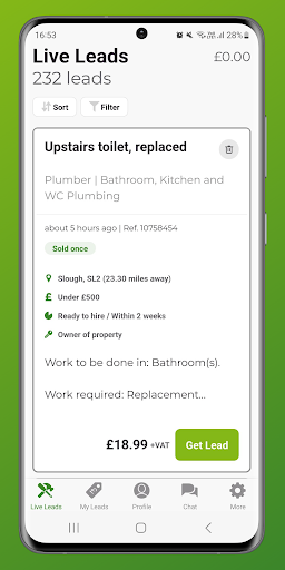 Rated People for Tradespeople Screenshot 2 - AppWisp.com