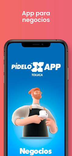 Android application Pidelo x App Negocios screenshort