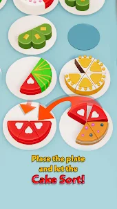 Cake Sort 3D Color Puzzle Game