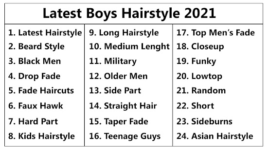 Latest Boys Hair Style 2021 for pc screenshots 2