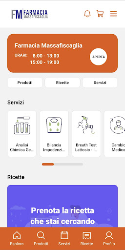 Android application Farmacia Massafiscaglia screenshort