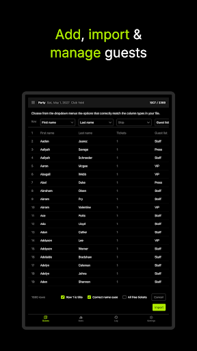 Attendium: Guest list app screenshot 9