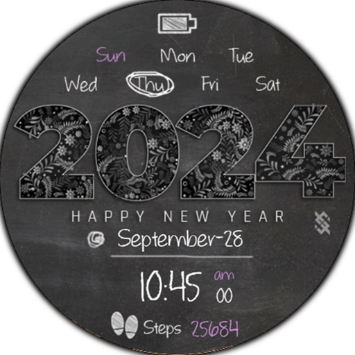 BFF50 - Happy New Year 2024 logo