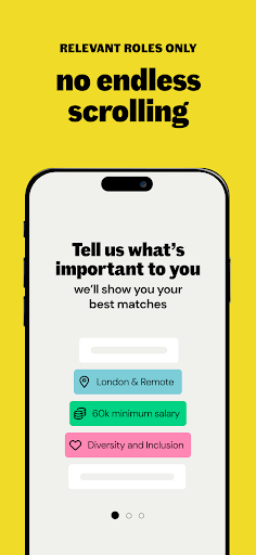 Android application Otta: Tech Job Search screenshort