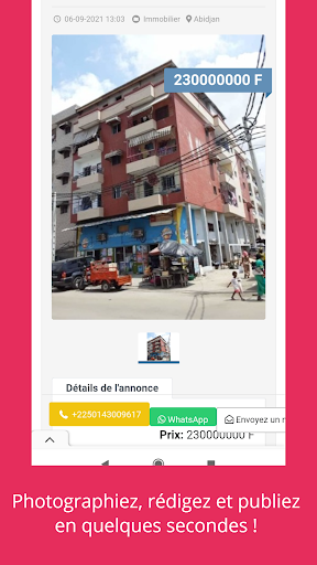 Android application Tamtam.ci - Petites annonces e screenshort