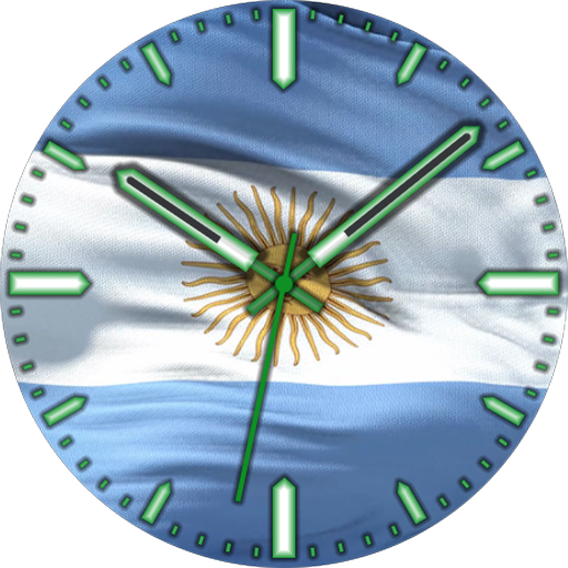 Argentina Flag Watch Face Logo