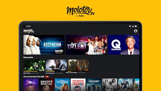 Molotov - TV en direct, replay Screenshot