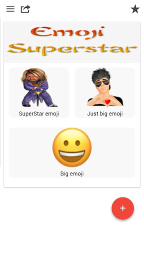 Android application Big Emoji Tamil Superstar Fans screenshort