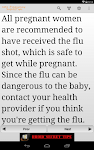 screenshot of 101 Pregnancy Safety Tips Free
