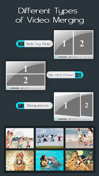 Video Merge: Easy Video Merger & Video Joiner capturas de pantalla