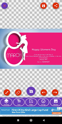 Happy Women Day Greeting Pho