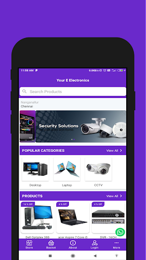 Android application YourEElectronics screenshort