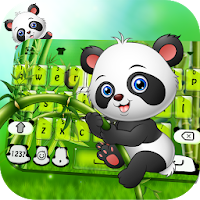 Cute Panda keboard theme