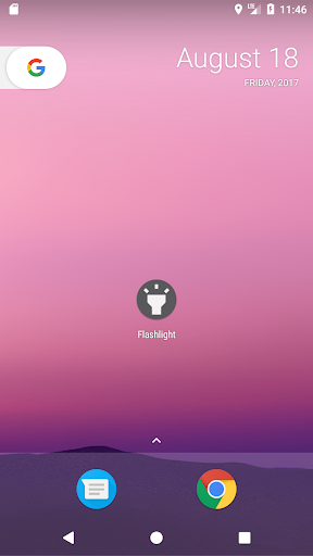 Android application Flashlight screenshort