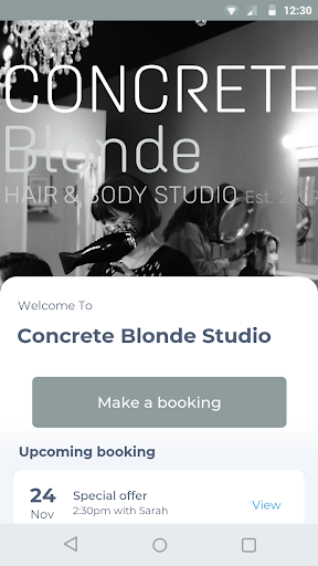 Android application Concrete Blonde Studio screenshort