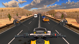 Highway Bike Traffic Rider - Screenshot 2