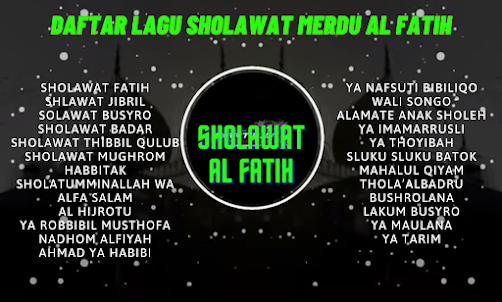 Sholawat Merdu Al fatih