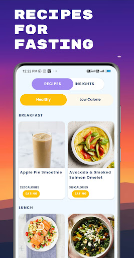 Screenshot of Intermittent Fasting Tracker