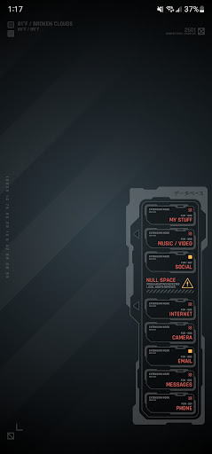 Android application Zeroday for KLWP Pro [Locked] screenshort