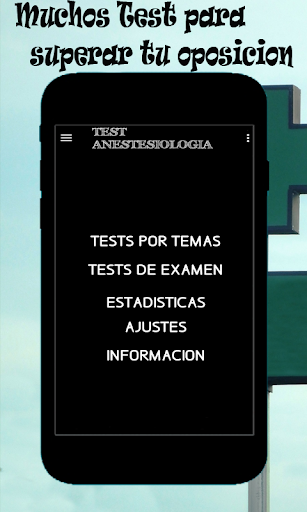 Android application Test anestesiologia screenshort