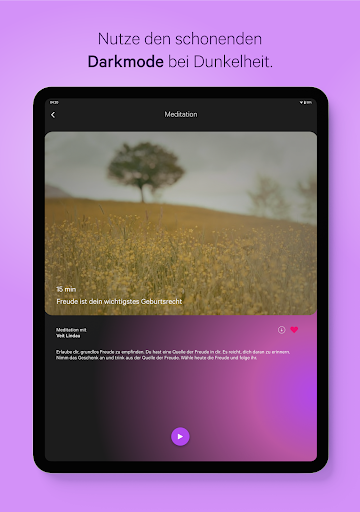 Screenshot of homodea Meditation