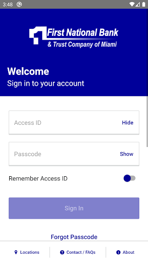 The First National Bank & Trus Screen 2