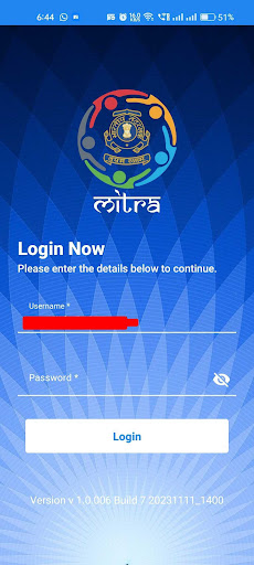 Android application Mitra screenshort