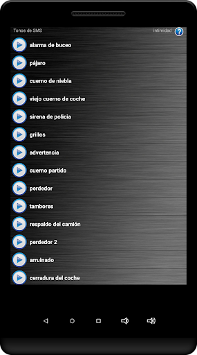 Vista previa de la aplicación