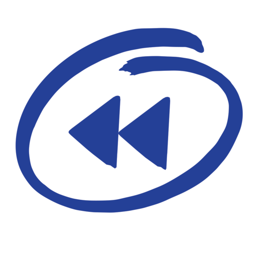 Rewind 97.7 FM logo