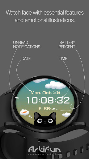 artifun.atscat5.watchface screenshot 15