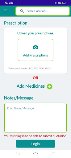 MyPharmas Screen 2