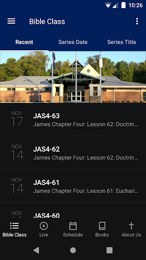 Android application JGMM: Joe Griffin Media Mins screenshort