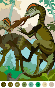 Dinossauros pintura juego na App Store