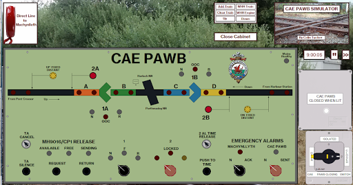 WHR Cae Pawb Signalling Sim. Screen 2