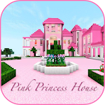 Cover Image of Tải xuống Bản đồ MCPE Pink Princess House  APK