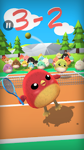 Cute Birds Tennis