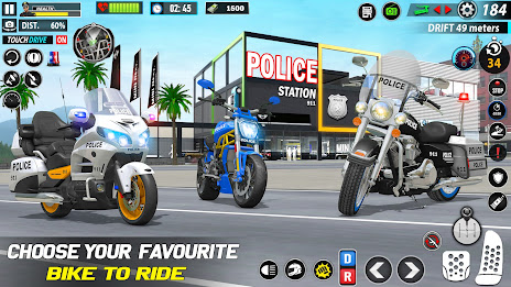 jogos de moto bike da polícia poster 2