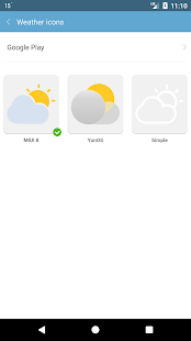 Weather Mate (Weather M8) Captura de pantalla