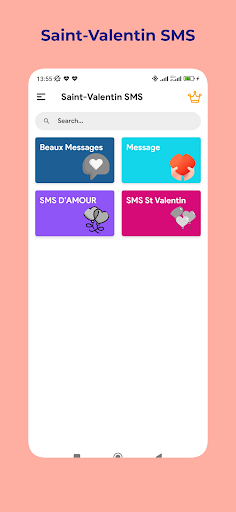 St-Valentin SMS 2024 Message Screen 2