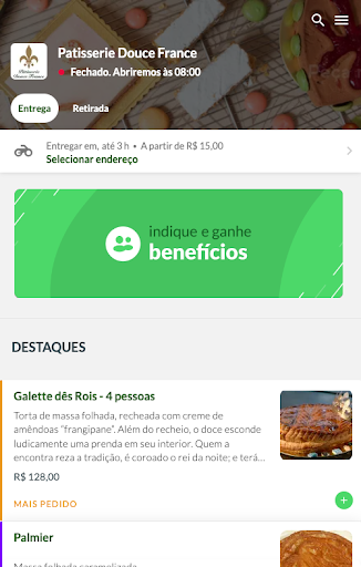 Android application Patisserie Douce France screenshort