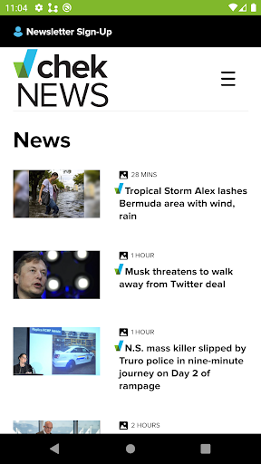 CHEK News Screen 2