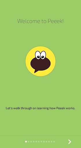 Android application Peeek screenshort