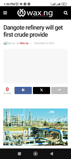 Wax.ng News Screen 2