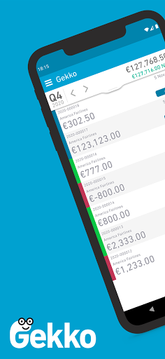 Android application Gekko Invoicing and payments screenshort