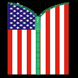 US Flag Zipper Lock Screen icon