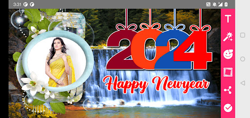 Happy Newyear Photo Editor Screen 2