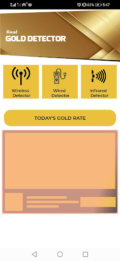 Metal detector and gold rates